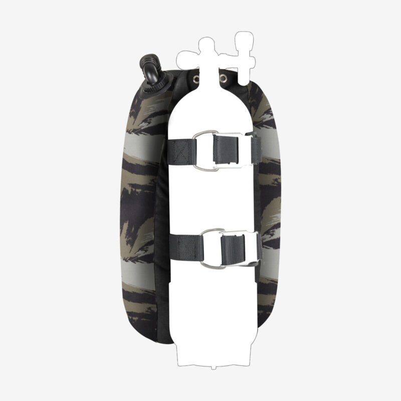 Tactical Green Single Backmount Set – Bild 2