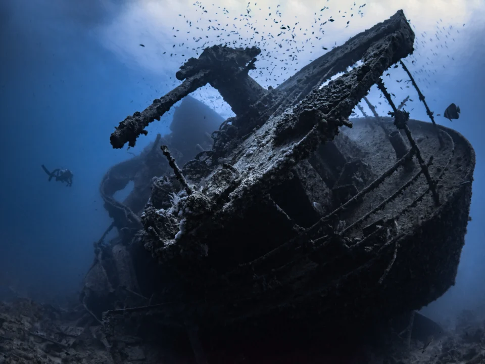 Wrack der SS Thistlegorm im Roten Meer